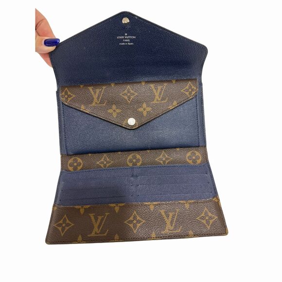 Louis Vuitton Marie-Lou Long Clutch Wallet Indigo Epi Leather Monogram - Picture 4 of 4